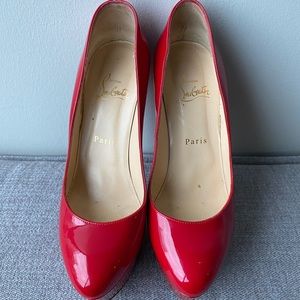Christian Louboutin Stiletto- Cherry Red